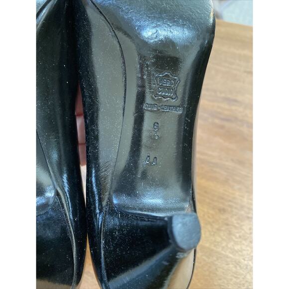 Vintage Bruno Magli shoes black leather pumps - Picture 9 of 9